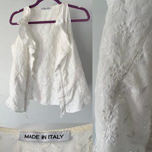 WHITE ITALIAN TOP